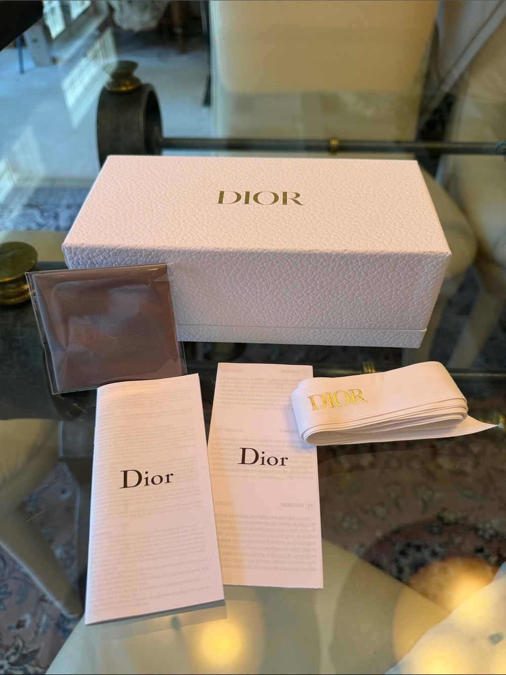Dior Sunglasses Box cloth & Ribbon